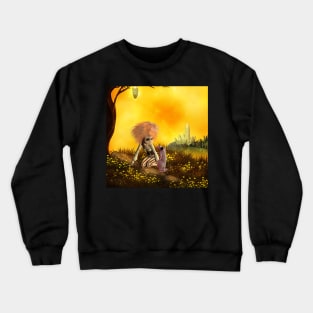 Fairy with rat Crewneck Sweatshirt